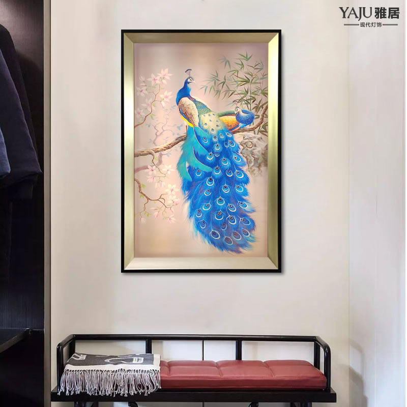 壁灯l壁画灯玄关楼梯灯客厅卧室装饰画灯中式楼道餐厅灯具床头灯图片