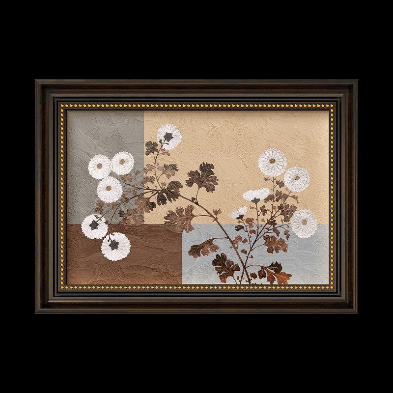 云舫法式中古风餐厅客厅电表箱装饰画玄关高级感配电箱盒遮挡挂画图片
