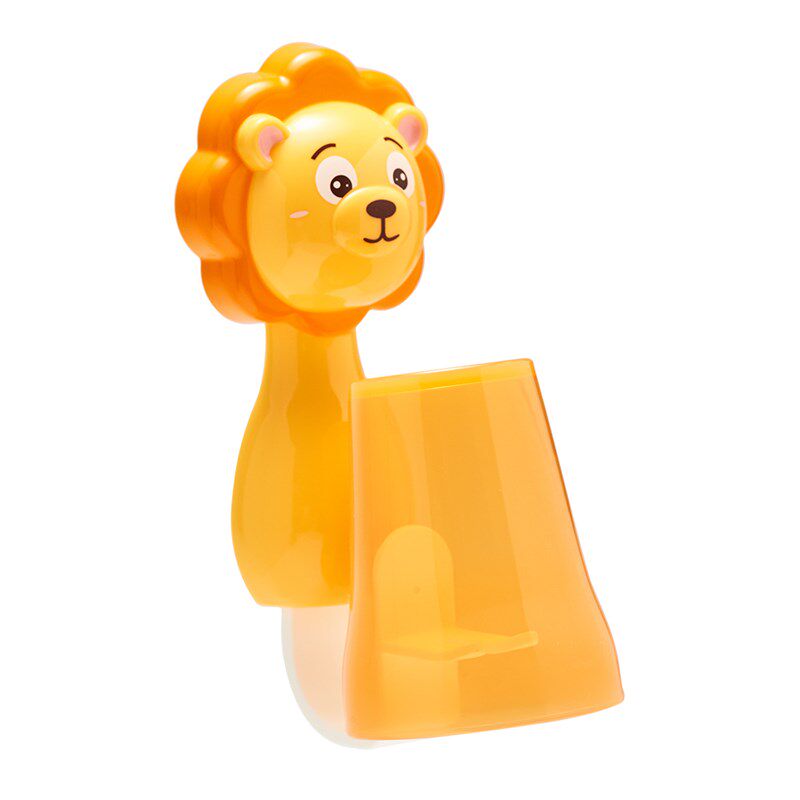 儿童吸壁式刷牙杯免打爱水杯沥干架漱口杯架挂牙刷