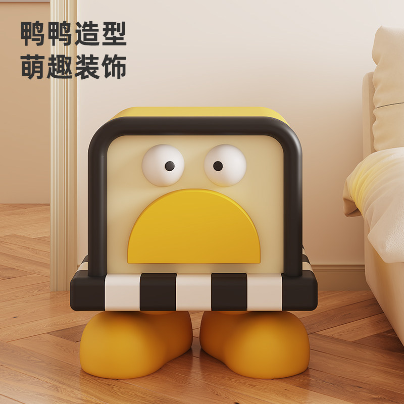 爱鸭家用换鞋凳客厅茶几旁卡通儿童小矮凳玄关艺术小型椅子,家居饰品,落地摆件,淘宝优惠券,粉丝福利购,淘宝优惠卷