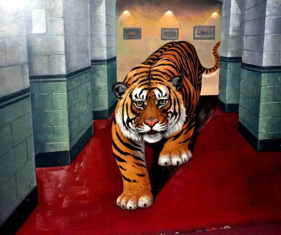 苏州上海手绘墙墙体彩绘涂鸦立体画壁画绘画意向金