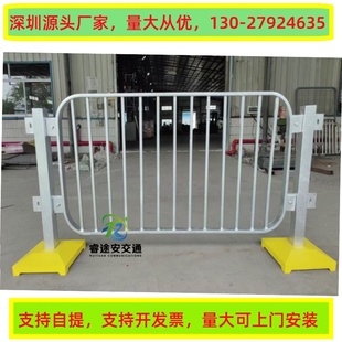 深标港式护栏道路实心护栏道路防撞护栏道路安全护栏人行道阿商