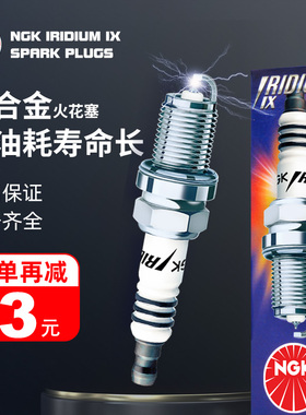 摩托车NGK铱金火花塞 CR6 7HIX CR7 8 9EIX GW250 黄龙600 CB400