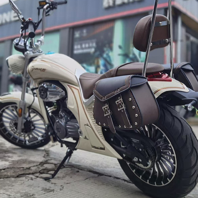 机车边包侧挂包力帆V16防水覆古边箱巡航车适用优米马鞍包