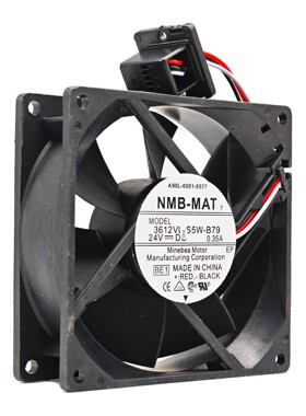 原厂NMB 3612VL-S5W-B79 A90L-0001-0577/8 24V 0.35A 发那科风扇