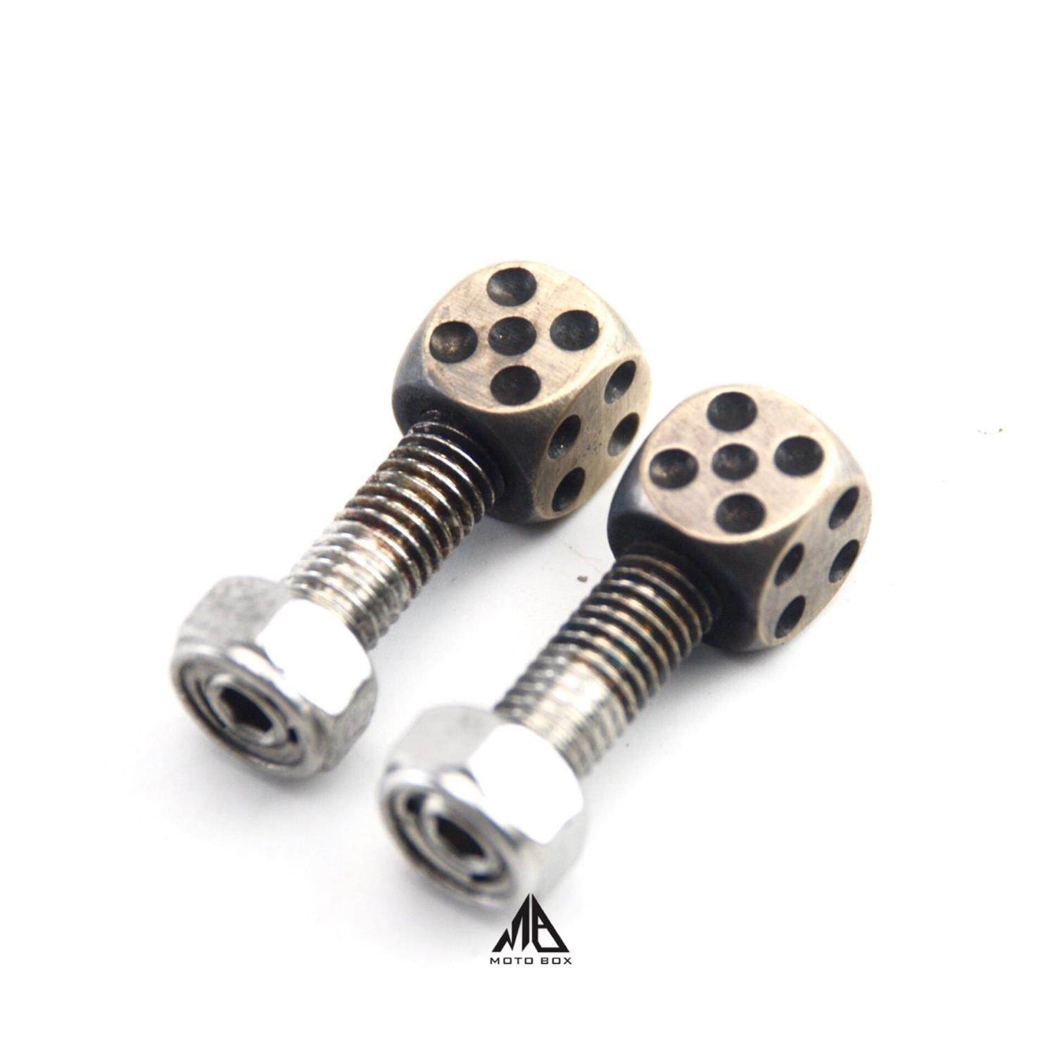 机车改装后架螺丝日系覆古装饰螺丝骰子车牌螺丝M6,摩托车/装备/配件,摩托车维修工具,淘宝优惠券,粉丝福利购,淘宝优惠卷