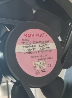 5915PC-22W-B30-SM1 5915PC-22W-B20-SM1 5915PC-20W-B30-SM1风扇