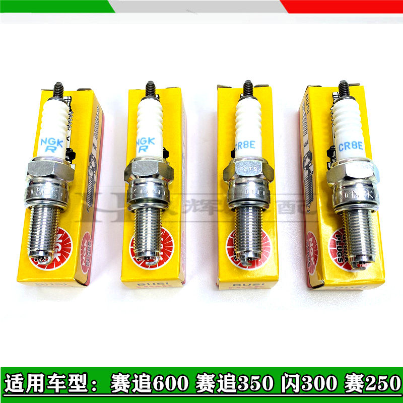 适用钱江赛追600赛追350/250闪300骁500/750系类火花塞点火器CR8E