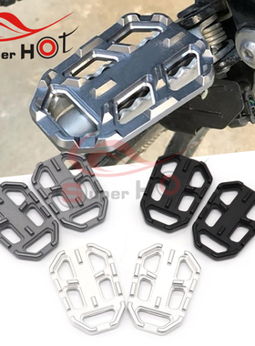 适用BMWBMW 水鸟R1200GS G310GS 改装加宽脚踏板 加大脚踏防滑块