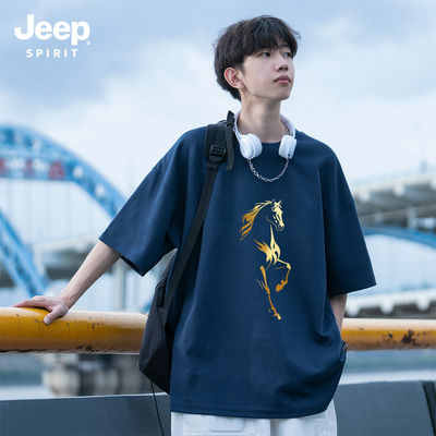 Jeep吉普男士短袖t恤2026新款