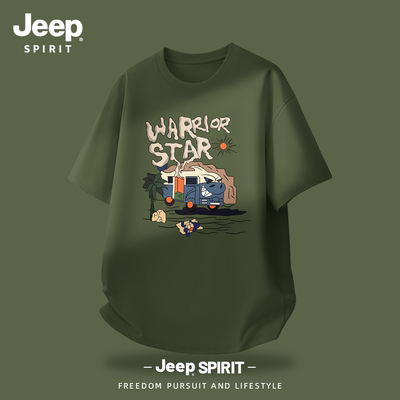 Jeep吉普男士短袖t恤2026新款