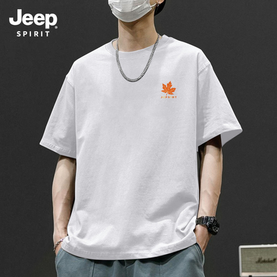 Jeep吉普重磅短袖t恤男2026新款
