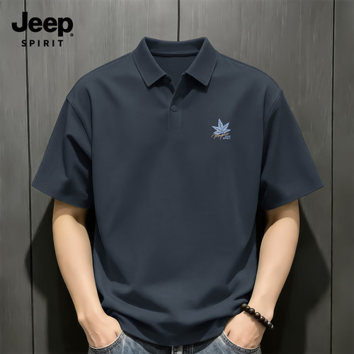 Jeep吉普短袖polo衫男款夏季新款