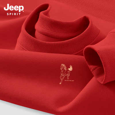 Jeep吉普圆领卫衣2026春季新