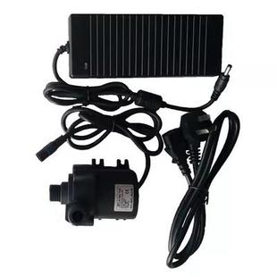 12V24V水泵大功率售水机激光机奶瓶机水冷循环增压直流无刷潜水泵