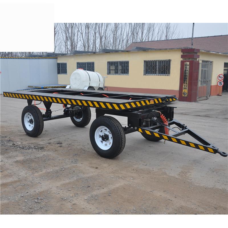 1吨发电机组拖车骨架拖车平板运输拖车水泵拖车箱子拖车