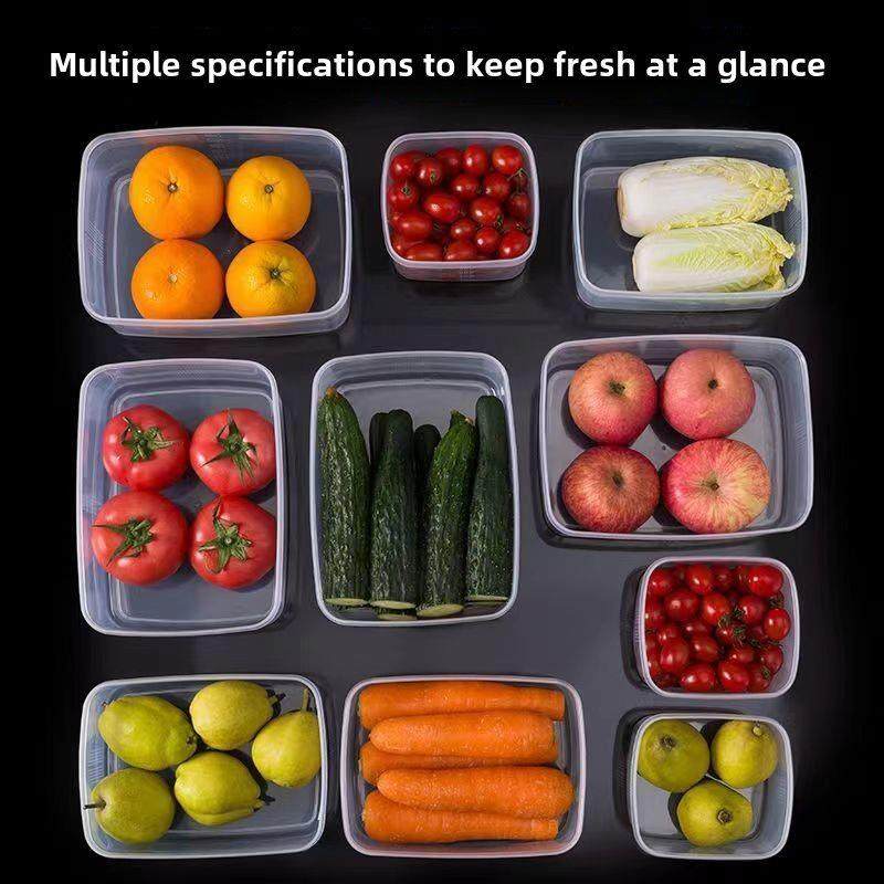 矩形带盖塑料盒，透明带盖保鲜盒，冰箱蔬菜、冻肉专用食品级保鲜,餐饮具,保鲜盒,淘宝优惠券,粉丝福利购,淘宝优惠卷