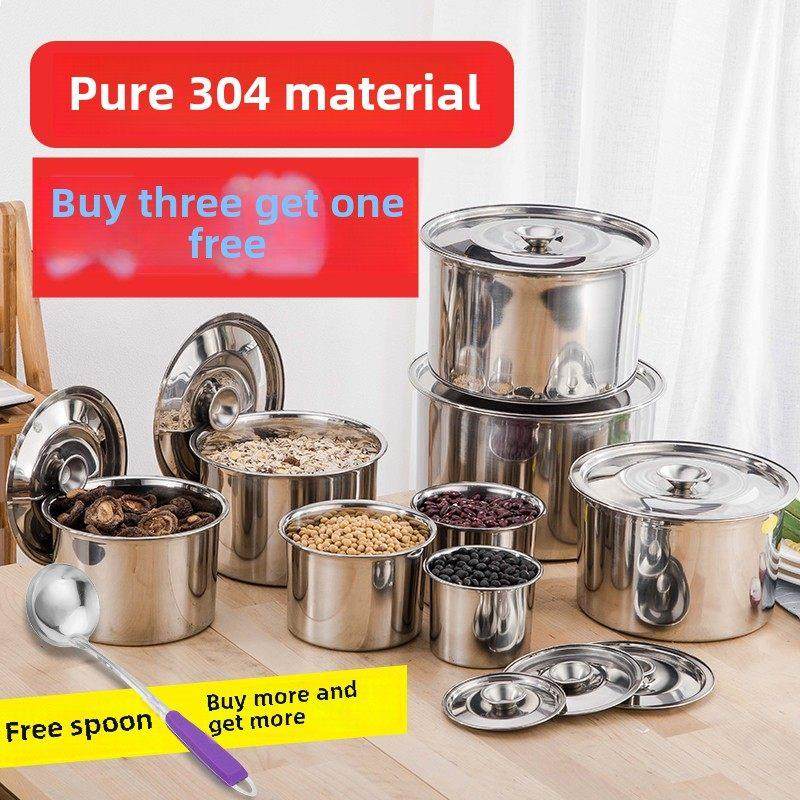 调料缸圆形不锈钢油盆加深加厚带盖厨房打蛋盆汤盆调料盆味盅盆,厨房/烹饪用具,调味瓶罐/调料研磨器,淘宝优惠券,粉丝福利购,淘宝优惠卷
