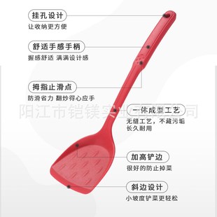 不粘硅胶锅铲厨房用 网红厨房用d品耐高温硅胶铲炒菜铲子家用锅铲