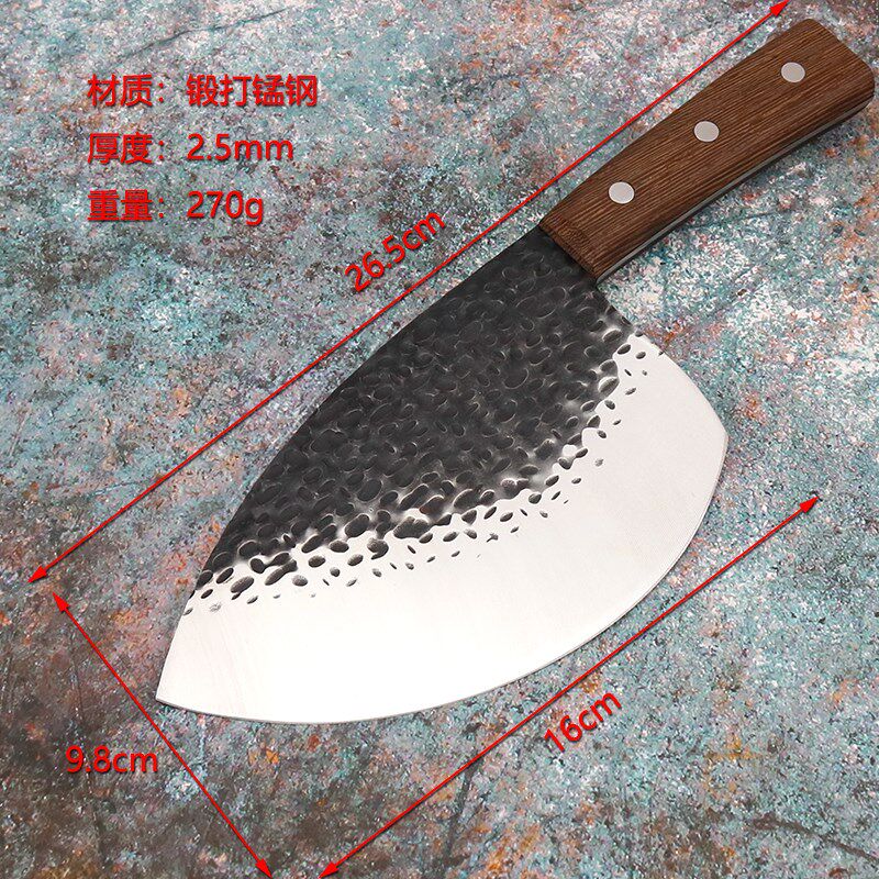 水产杀鱼专用刀特快高锰钢锻打剖鱼开背宰鱼刀家用超硬锋利杀鱼刀