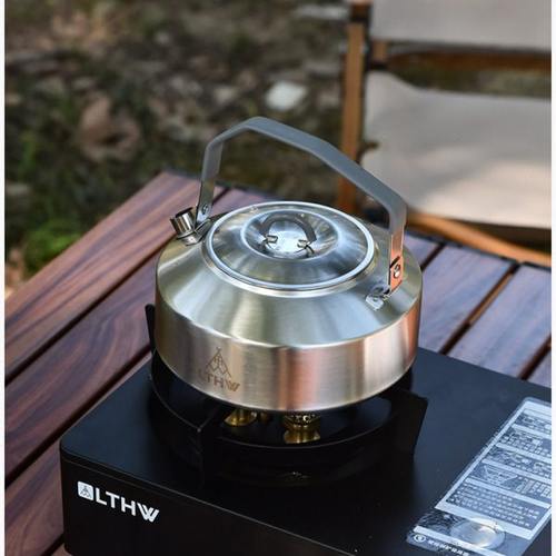 LTHW旅腾户外烧水壶泡茶专用露营饮水具便携明火煮水茶壶野营用品