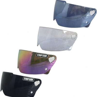 SIMPSON辛普森复古机车头盔M30/Bandit镜片透明/黑色/镀银/镀彩色