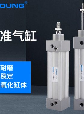 SI80X25气动SI80X75-S标准气缸SI80X100-S带磁标准气缸SI80X50-S