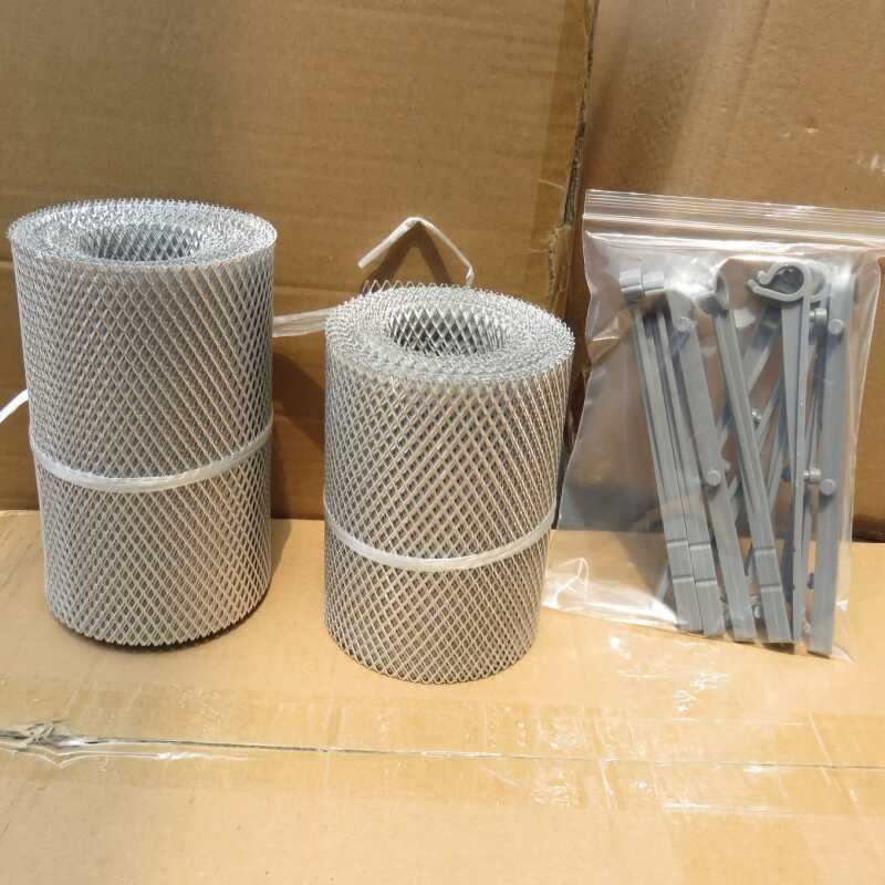 铝制天沟防护网防落叶碎片堵塞排水管防护网挡树叶防掉.保护屋檐