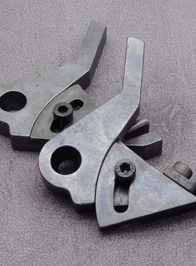 801削皮机配件45度可调压脚747片皮铲斜边毛特殊型押脚缝纫机零件