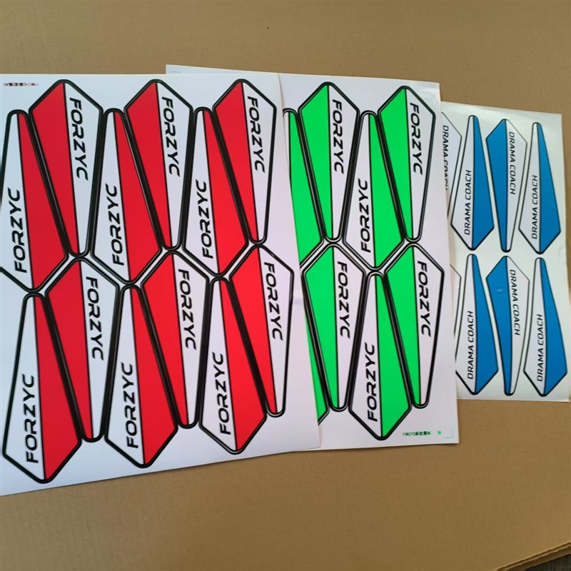 三刀十刀24寸g26贴花自行车合金一体变速轮组铝轮登山车轮毂贴纸