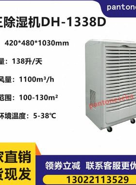 湿王DH-1388D工业用大面积除湿机 除湿量138L/日去湿器