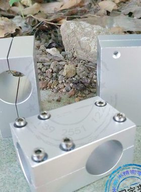 分离型T型夹连接件光轴支架十字夹三通管夹铝合金钢制横竖立柱型