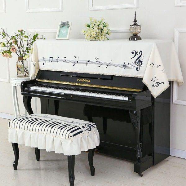 钢琴罩套半罩钢琴布盖布琴罩防尘罩钢琴凳罩琴凳罩琴布电子琴盖布,居家布艺,钢琴罩,淘宝优惠券,粉丝福利购,淘宝优惠卷