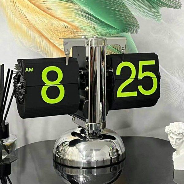 网红经典翻页时钟创意个性座钟翻页钟北欧轻奢桌搭风格摆钟摆件,家居饰品,台钟/闹钟,淘宝优惠券,粉丝福利购,淘宝优惠卷