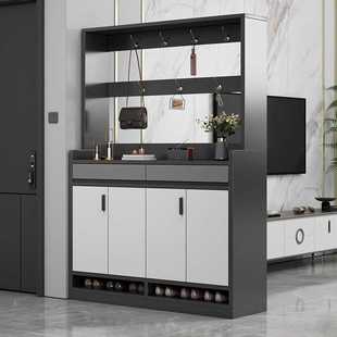 玄关柜室内鞋柜家用门口鞋帽一体柜入户正对门客厅隔断新款储物柜