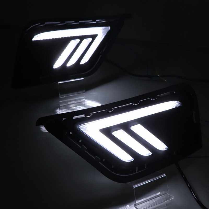 适用于17-18年大众途岳日行灯日间行车灯转向改装前雾灯