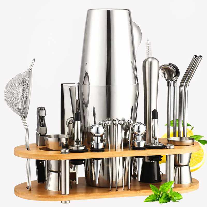 新款波士顿酒壶鸡尾酒摇调酒器入门级调制23不锈钢工具包件套三段,电子元器件市场,其它元器件,淘宝优惠券,粉丝福利购,淘宝优惠卷