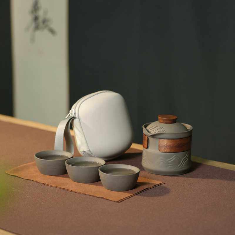 紫砂旅行茶具套装便携式快客杯户外旅行露营随身高端泡茶一壶三杯,模玩/动漫/周边/娃圈三坑/桌游,模型制作工具/辅料耗材,淘宝优惠券,粉丝福利购,淘宝优惠卷