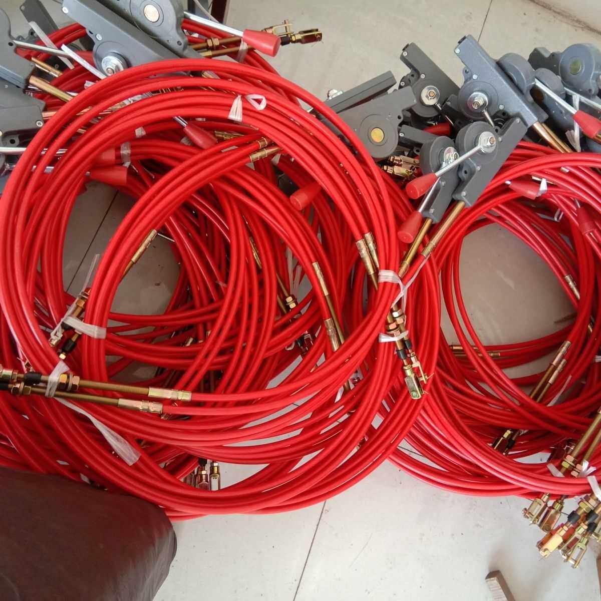 后置撒肥机拉线下肥料量控制器手柄开关施肥机手刹拉线配件农田