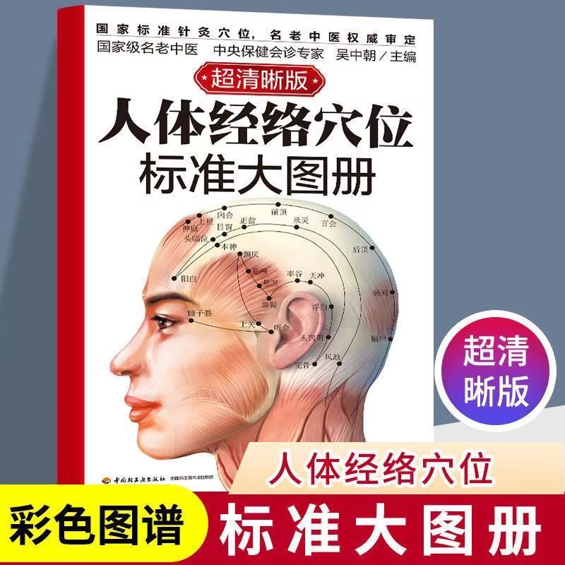 认准正版人体经络穴位标准大图册