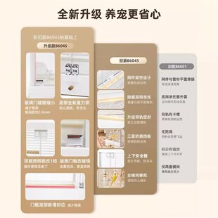 达洋新款B6045SS全景玻璃高透明鸟笼子不锈钢家用大号豪华鹦鹉笼