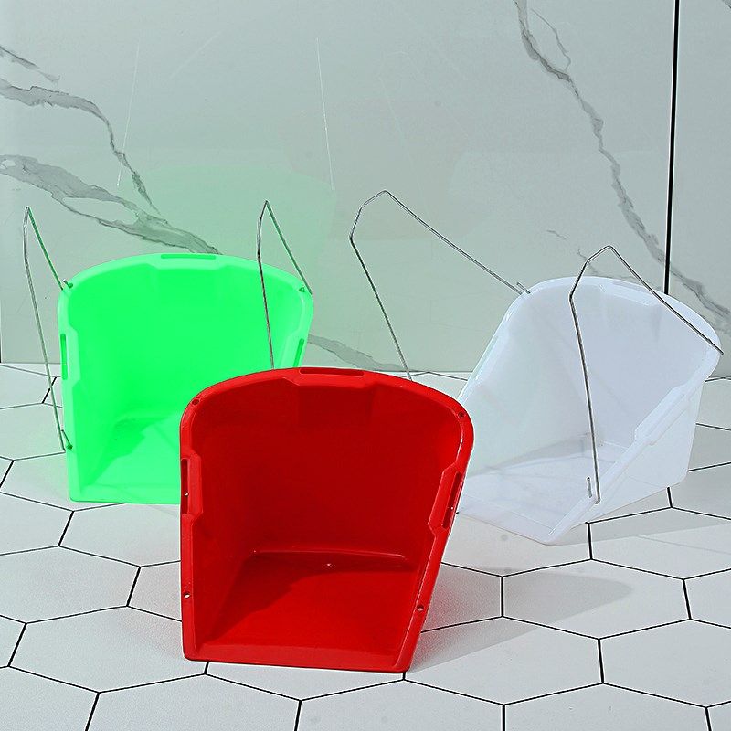 装的多!工地箢箕厚农用粮食铲锨挑土簸箕塑料撮箕子建筑挑泥翻斗