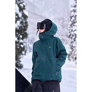 AWKA滑雪服女款男士2025新款单板双板防水3L加棉滑雪衣外套冬