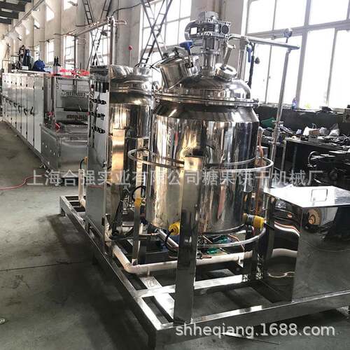 小型硬糖煮产线 真空熬煮机生上海合强 熬煮锅 HQ-T浇G50型注糖果