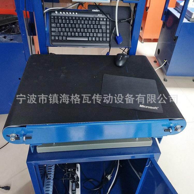 小型输车载移动式带送机轻载包裹称直重扫码伺格瓦皮服流电动滚筒