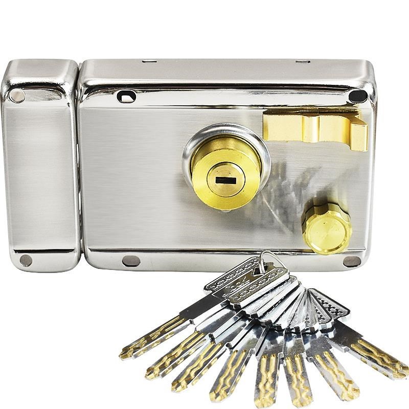 老式防盗门锁空转外n装门锁超yB防锡纸大门锁铁门锁超C级锁芯木门