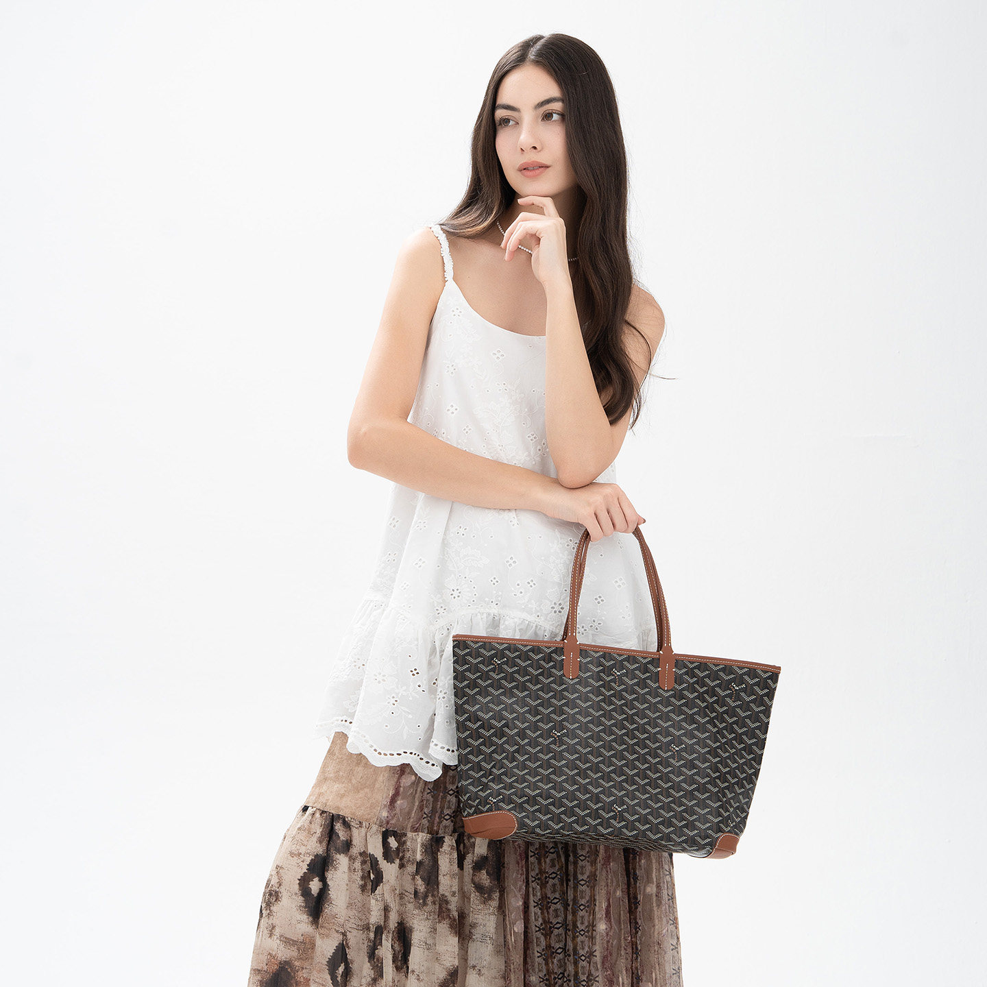 EMO&TIVE2026新品简约女士托特包帆布大容量手提包通勤百搭单肩包,箱包皮具/热销女包/男包,托特包,淘宝优惠券,粉丝福利购,淘宝优惠卷