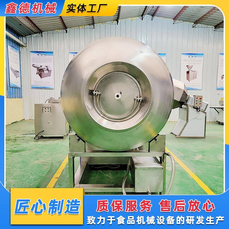 商用真空滚揉机牛肉粒快速腌制滚揉机牦牛肉呼吸式入味滚揉机