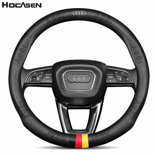 适用于奥迪方向盘套新A4LA6LA3Q2LQ3Q5LQ7A57超薄汽车把套D型专用