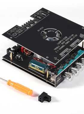ZK-HT21 2.1声道蓝牙数字功放TDA7498E重高低音调功放160W*2+220W